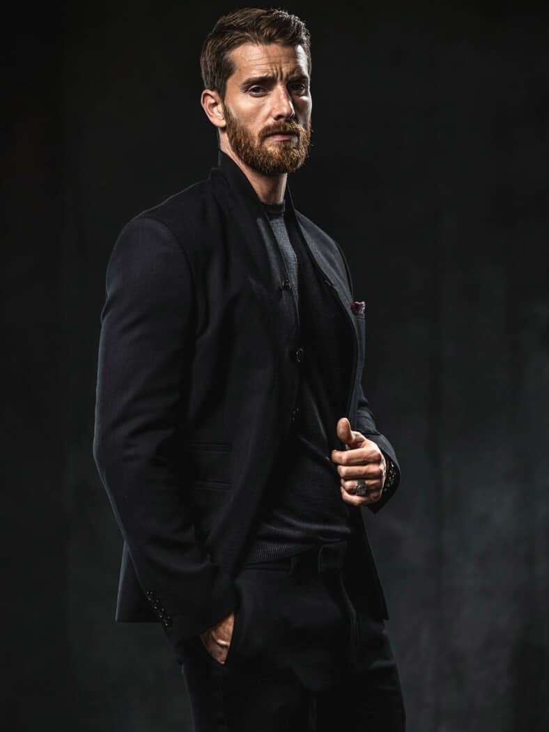 Trumans Anzugsakko druckerschwärze