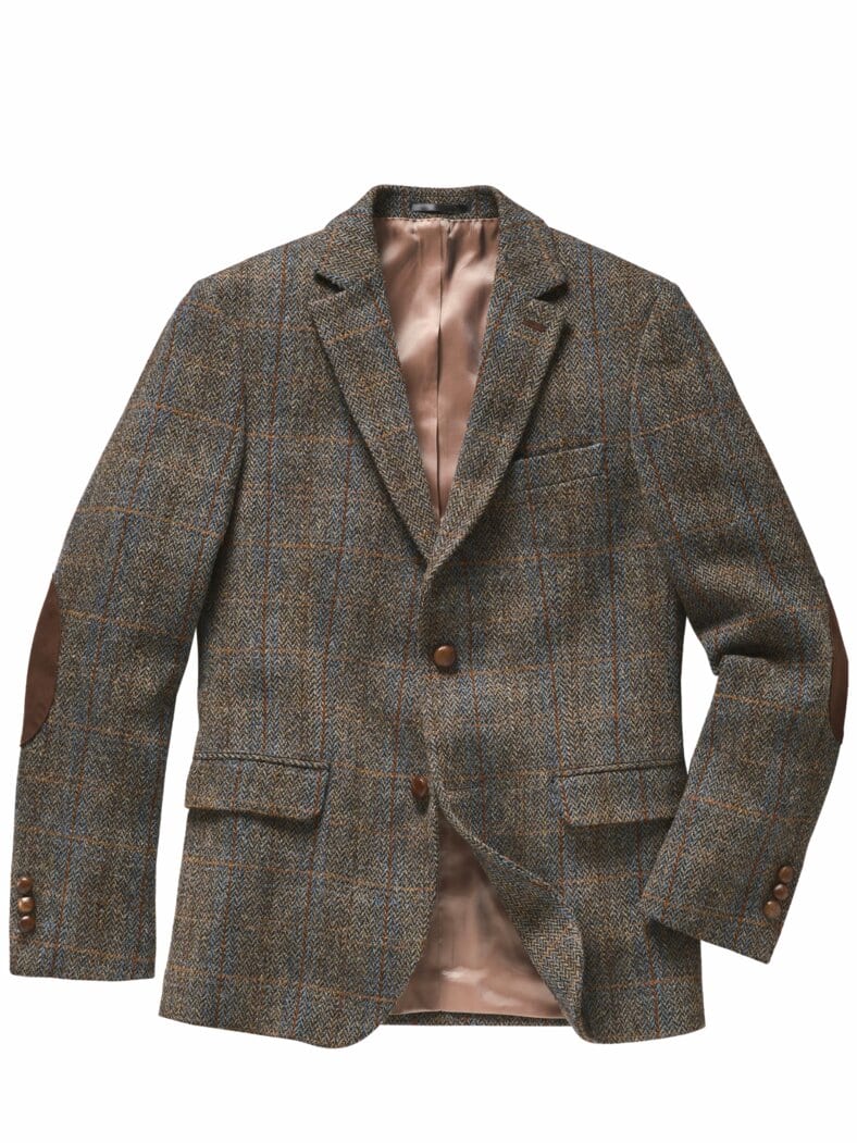 Harris-Tweed-Sakko harrisbraun