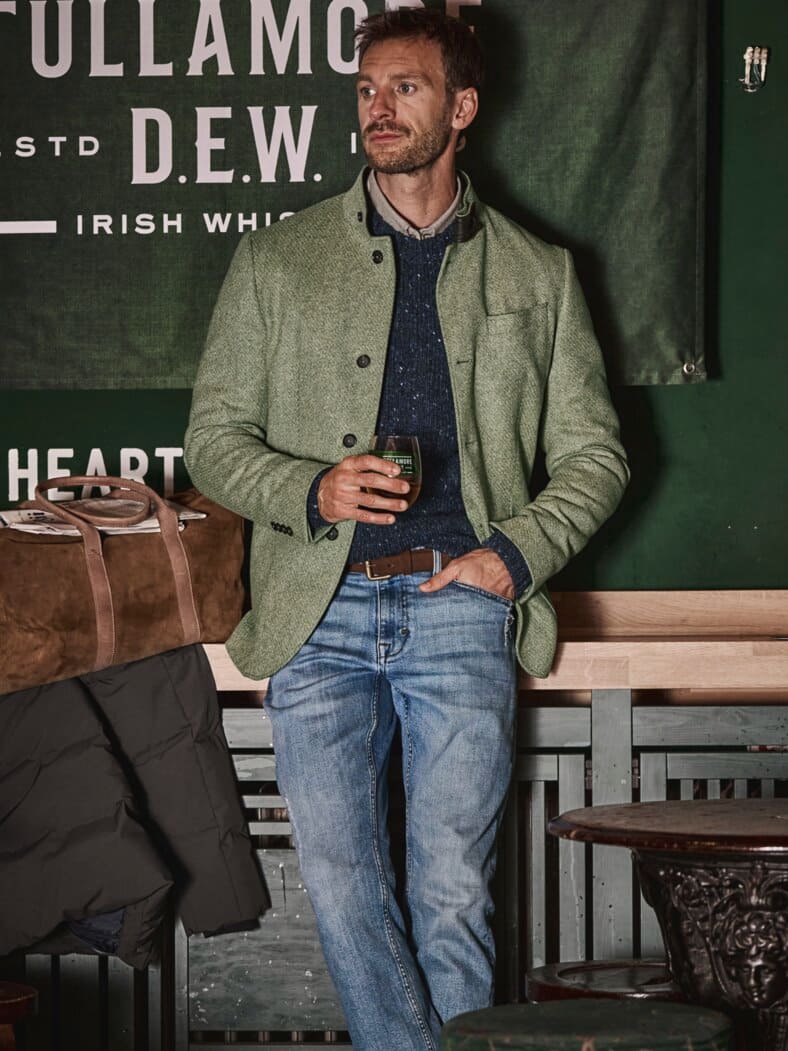 Gscheiter Janker talgrün