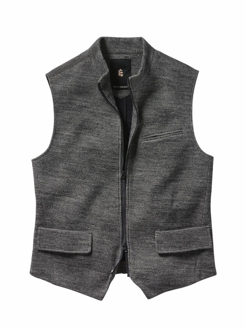 Zipper-Weste graphit