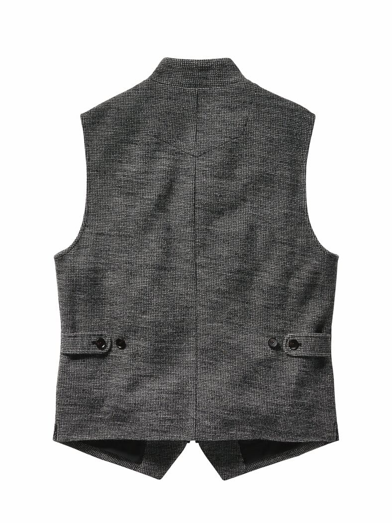 Zipper-Weste graphit