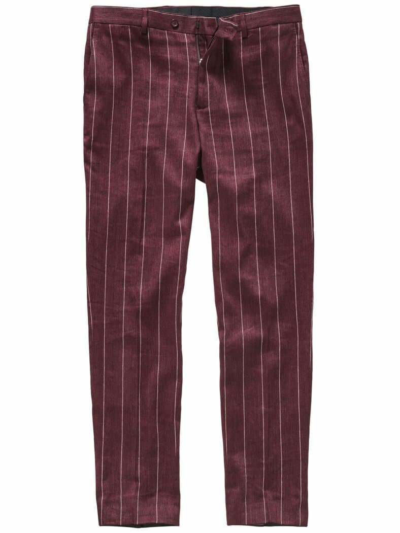 Auszeit-Anzughose rubinrot