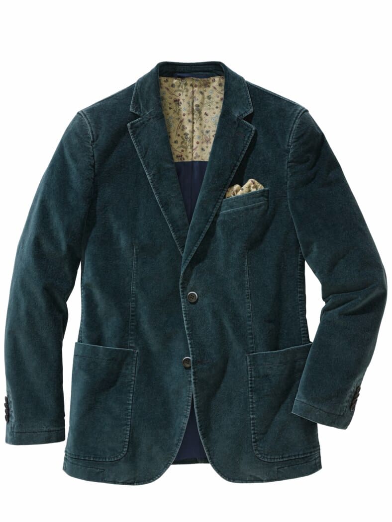 Vogesen-Anzugsakko petrol