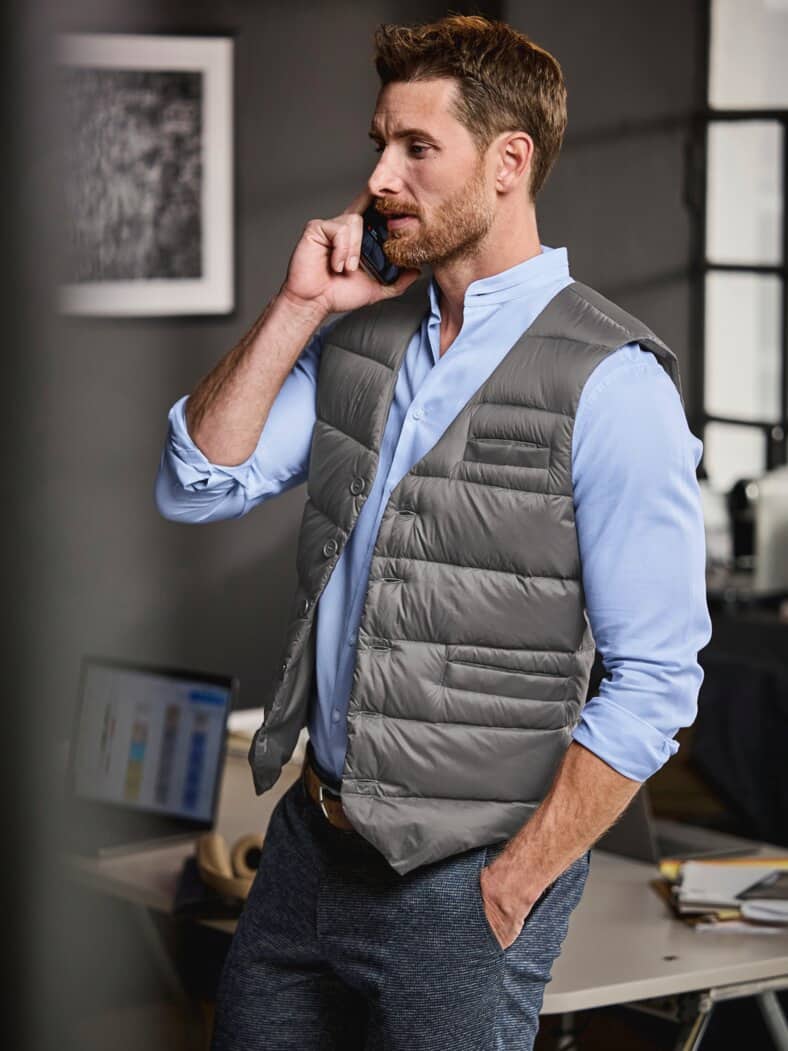 Fast-uni-Anzughose casual-blau