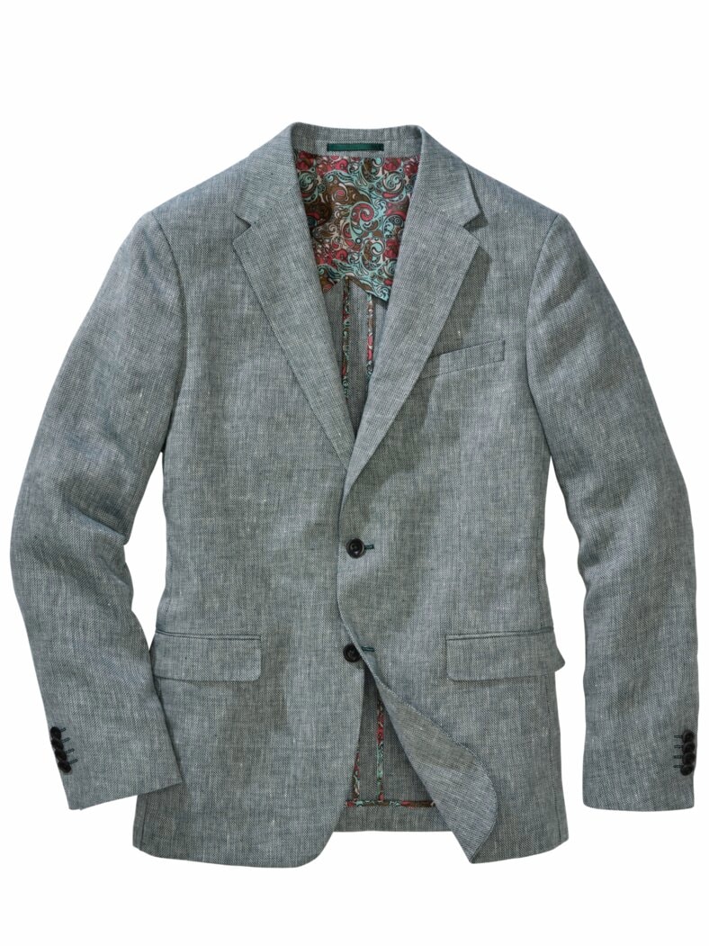 Mittsommer-Anzugsakko mint-melange