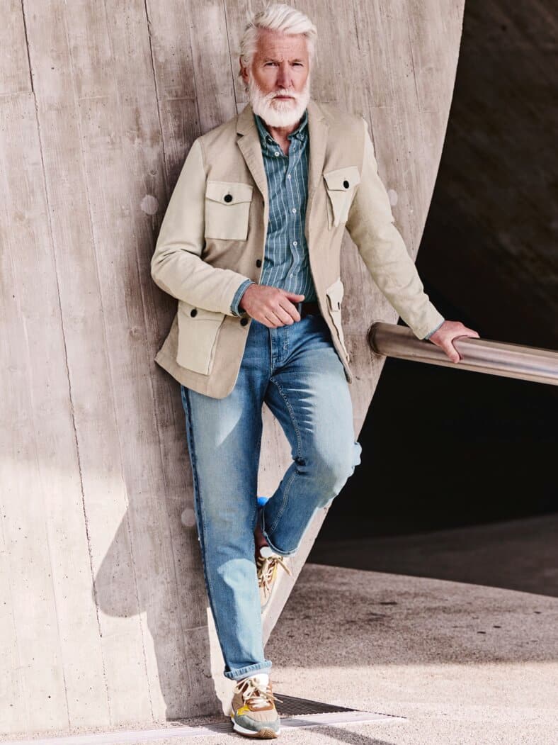 Field-Sakko flachsbeige