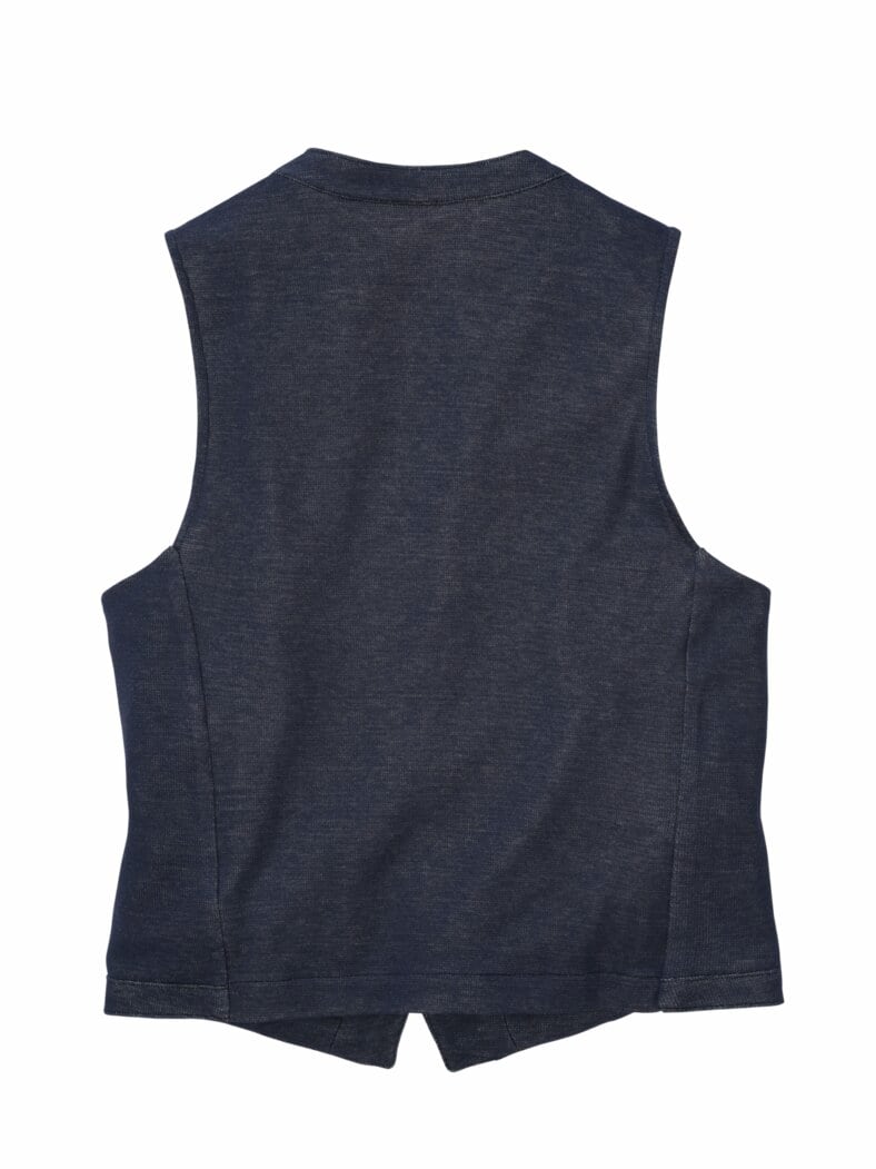Terry-Weste navy-dunst