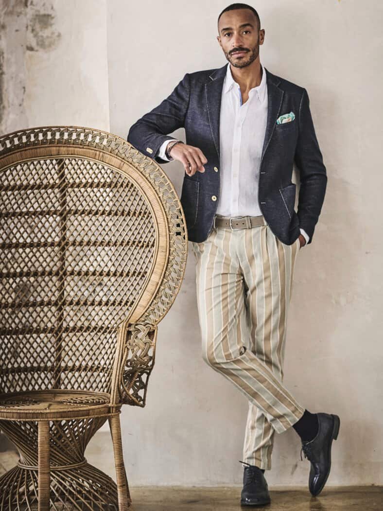 Terry-Sakko navy-dunst