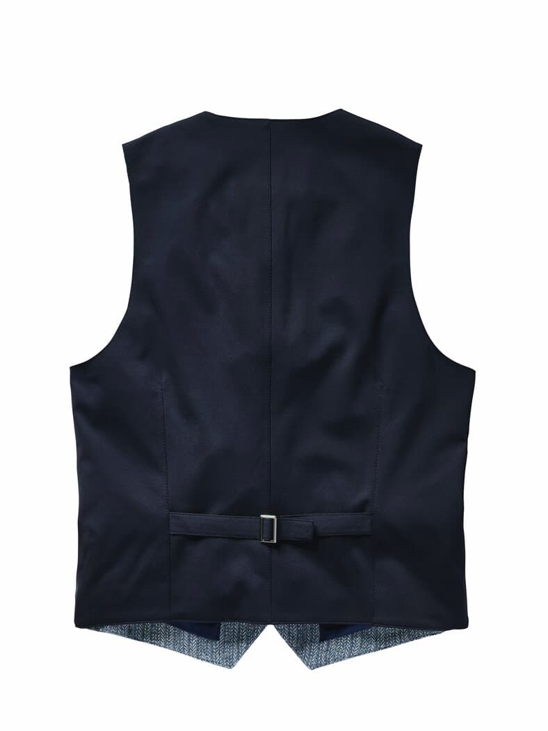 Webspiel-Weste tweedblau