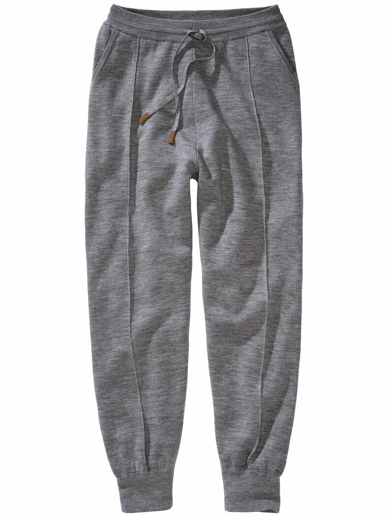 Il Silenzio Strickhose granit