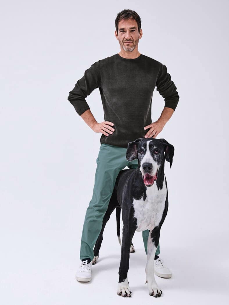 Gefährten-Chino geeistes petrol