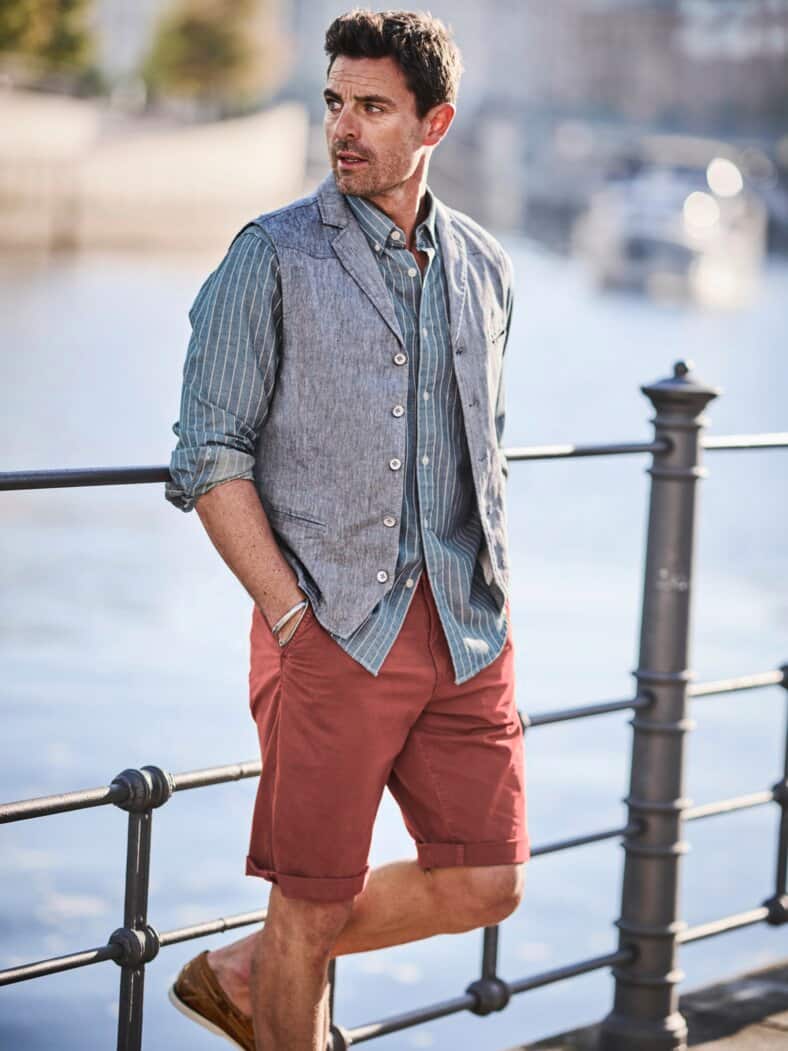 Grandezza-Shorts terracotta