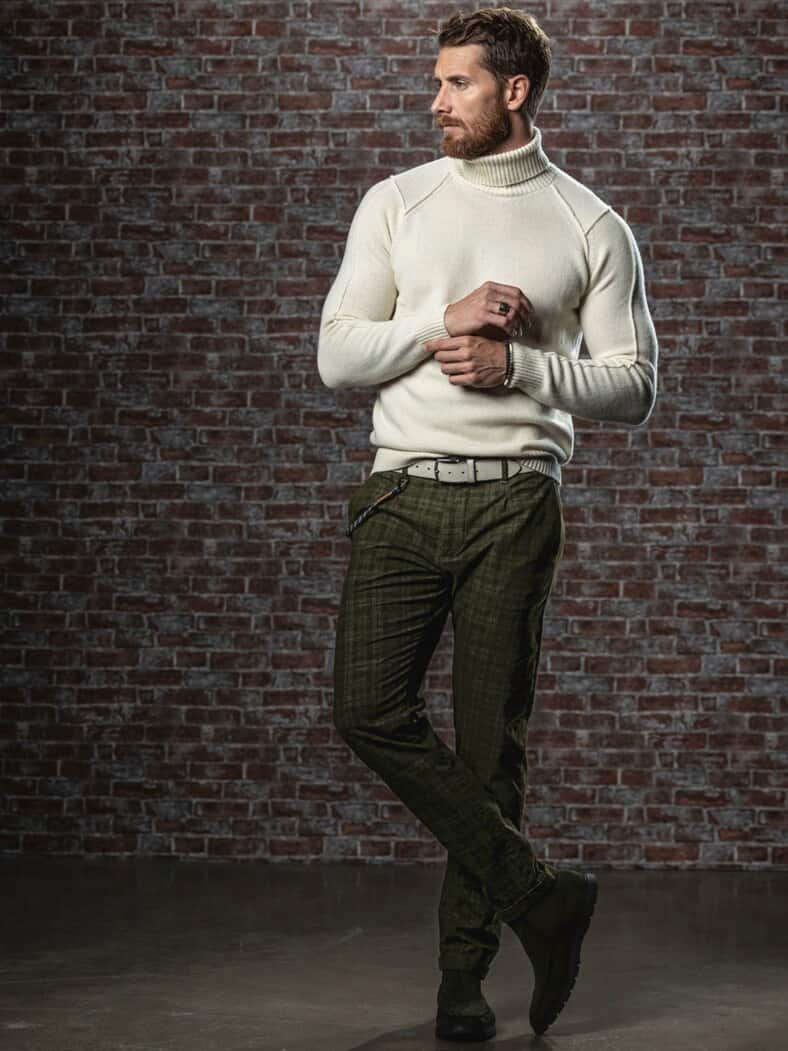 Corleones Hose olivgrün