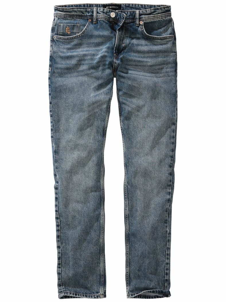 Visionäre Jeans cyan