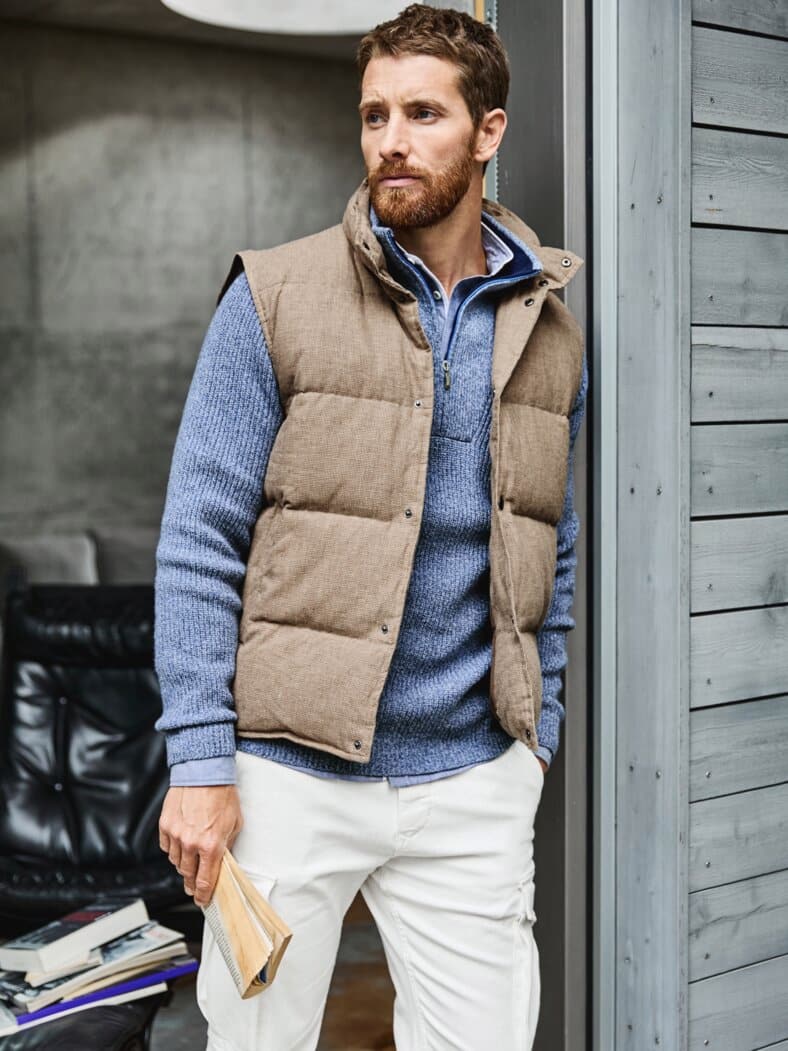 Verbündete Zipper-Cargo naturweiß