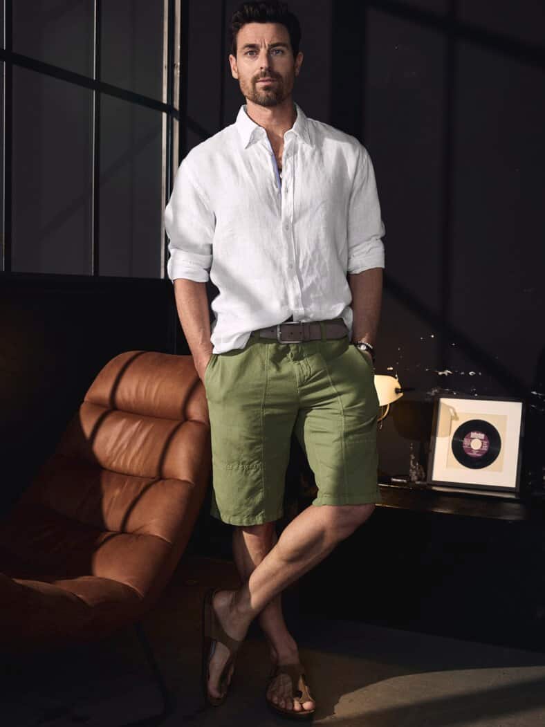 Sommerfrische-Shorts pistazienkern