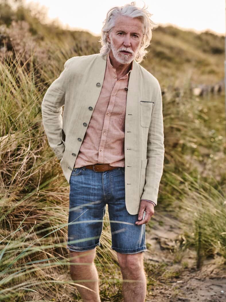 Gut-drauf-Shorts used denim