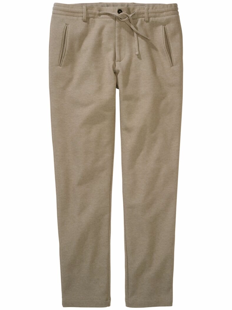 Frische Jerseyanzughose sandstein