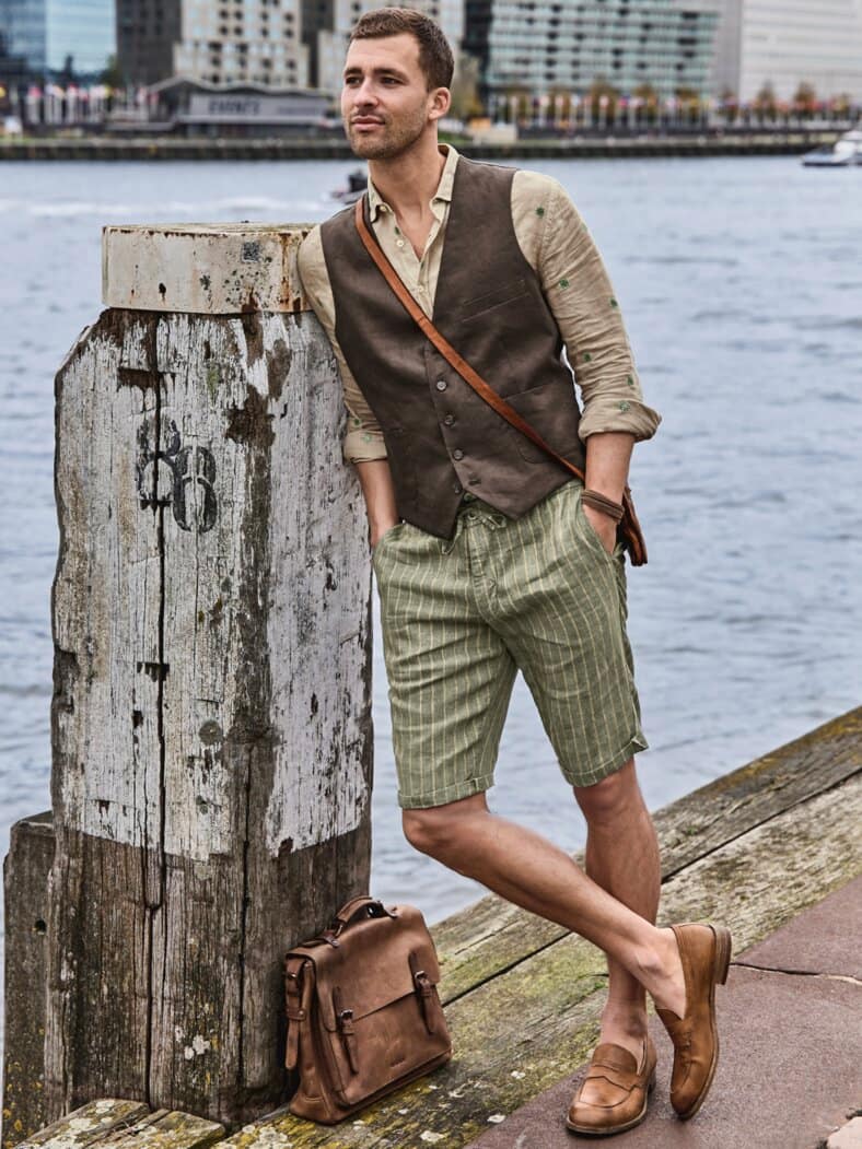 Costa-Smeralda-Shorts pistazienkern