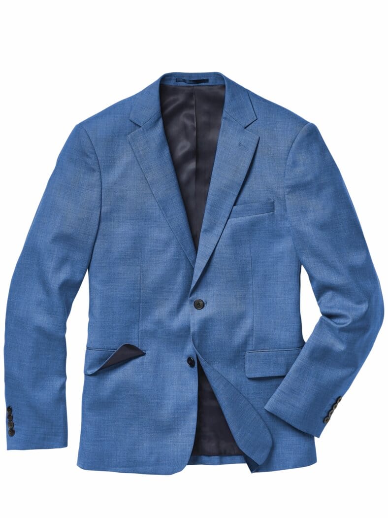 Sky-High-Anzugsakko himmelblau