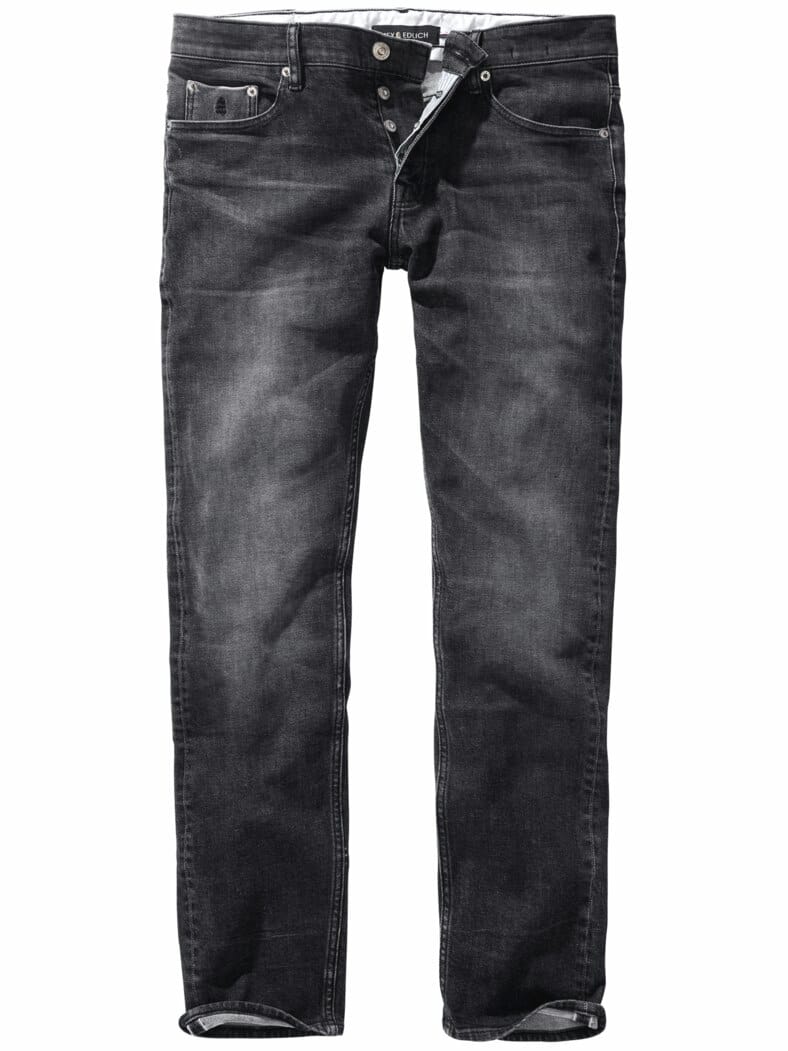Lombardi Selvedge-Jeans grillkohle