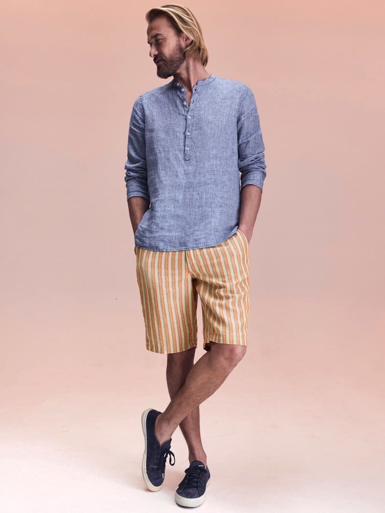 Will-raus-Shorts sand/orange