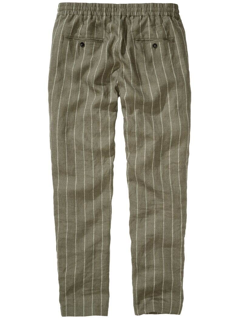 Seebrise-Leinenhose olive