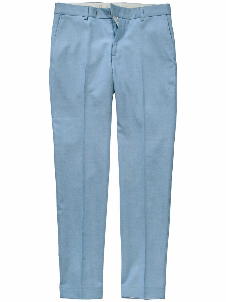 Wolke-Sieben-Anzughose himmelblau