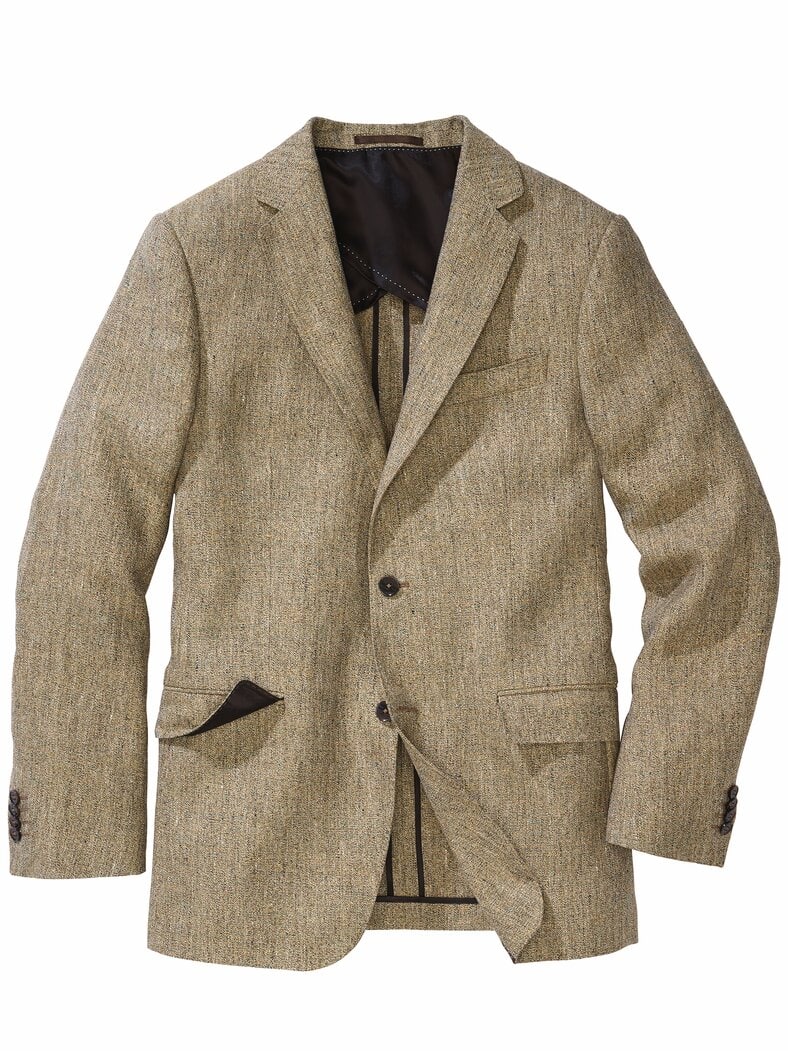 Pointillismus-Anzugsakko rotisseursenf