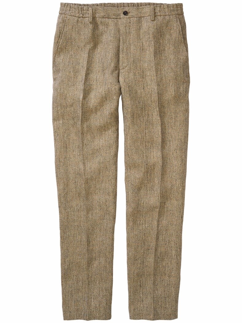 Pointillismus-Anzughose rotisseursenf