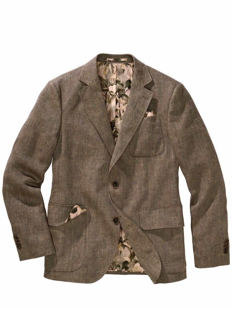 Somerset-Leinen-Sakko countrybeige