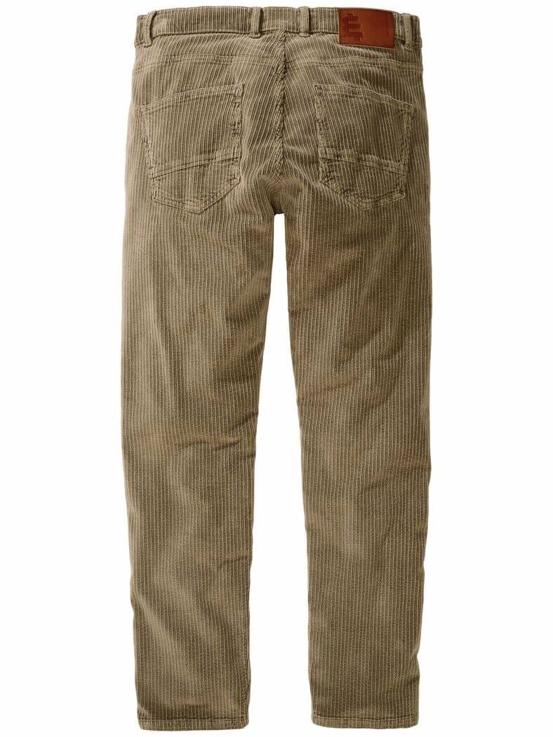 Einfache-Entscheidung-Cordhose kieselgrau