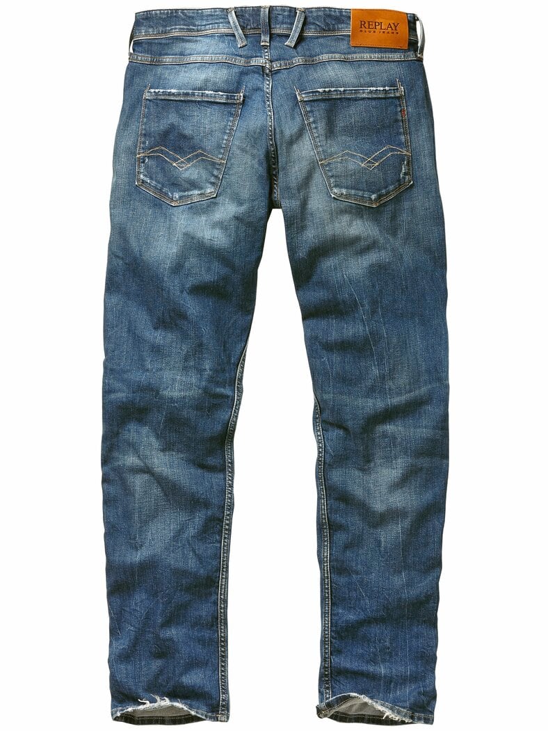 Jeans Anbass Destroy blauquarz