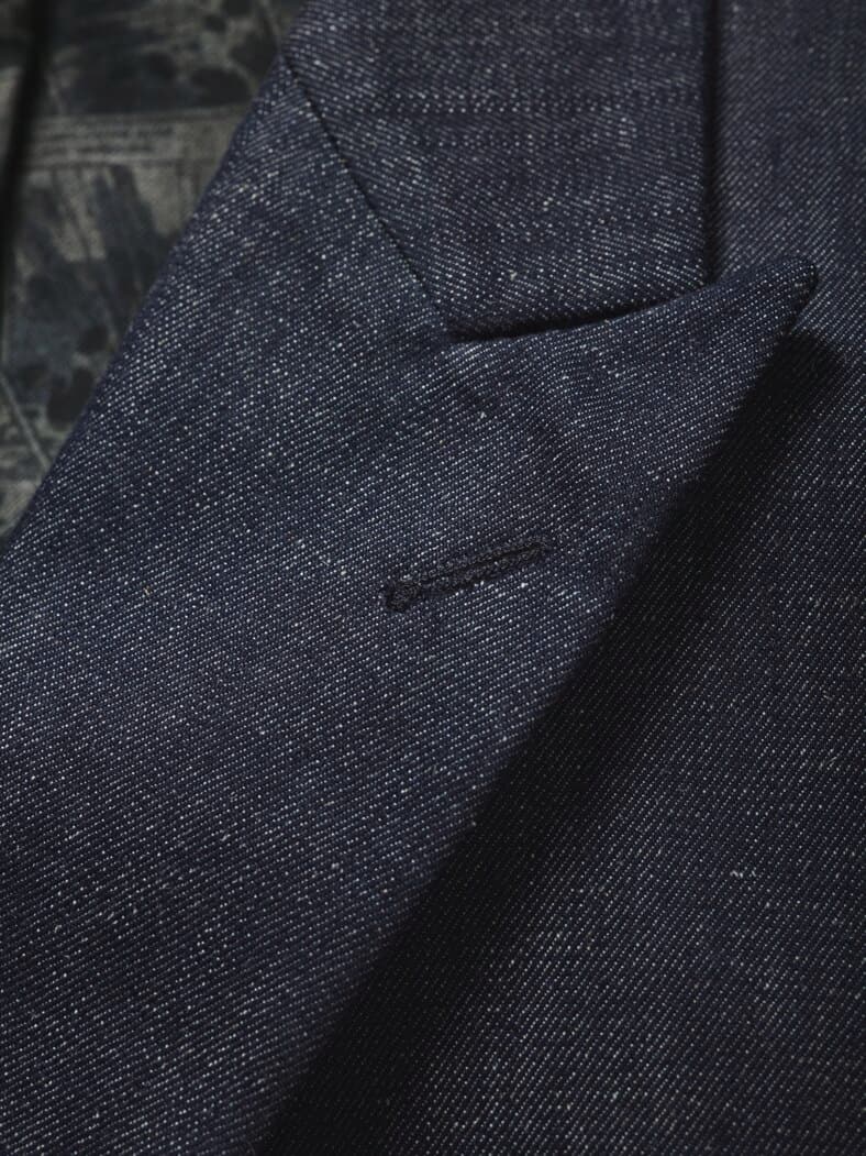 Genua-Anzugsakko indigo