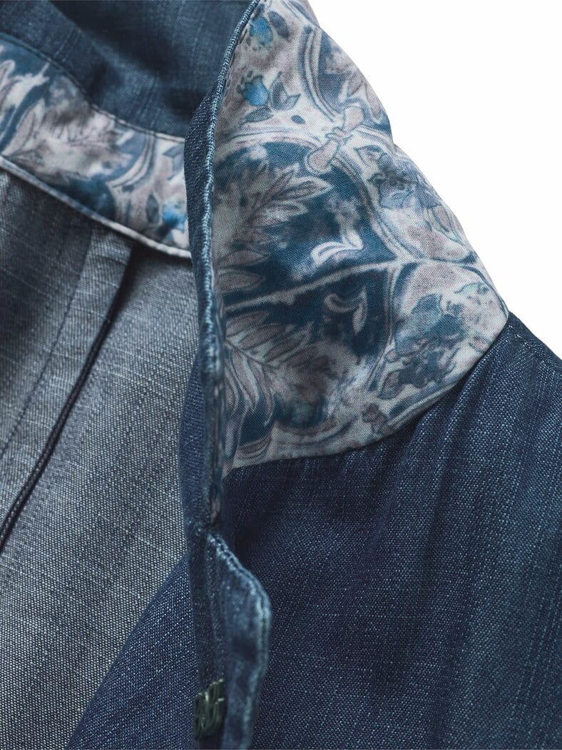 Sommer-Denim-Anzugsakko denim