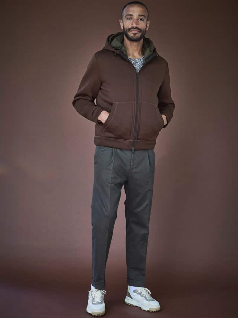 Fortown Jacke New York braun/grün