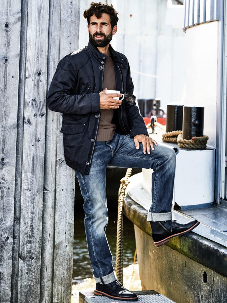 New Fieldjacket meerblau