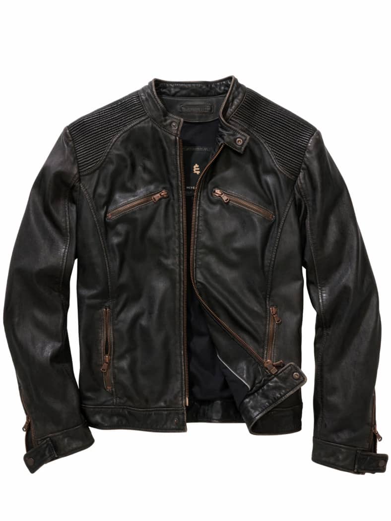 Erbstück-Lederjacke lederbraun