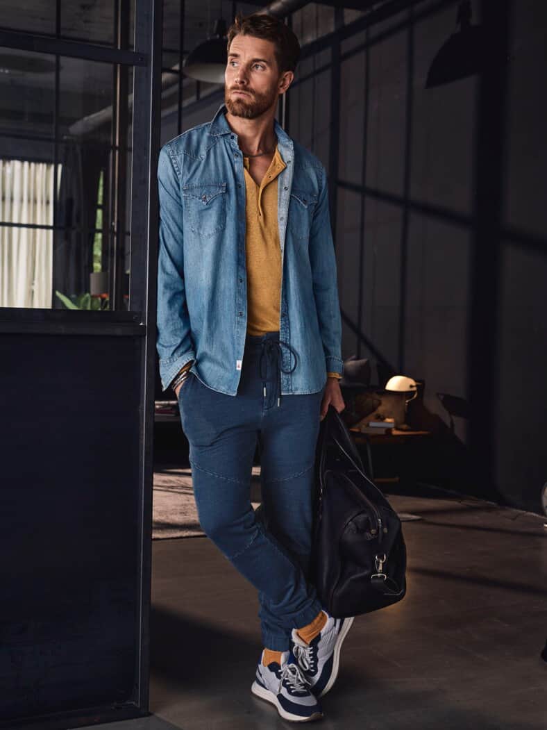 Couch-Jogger-Sweatpants indigo