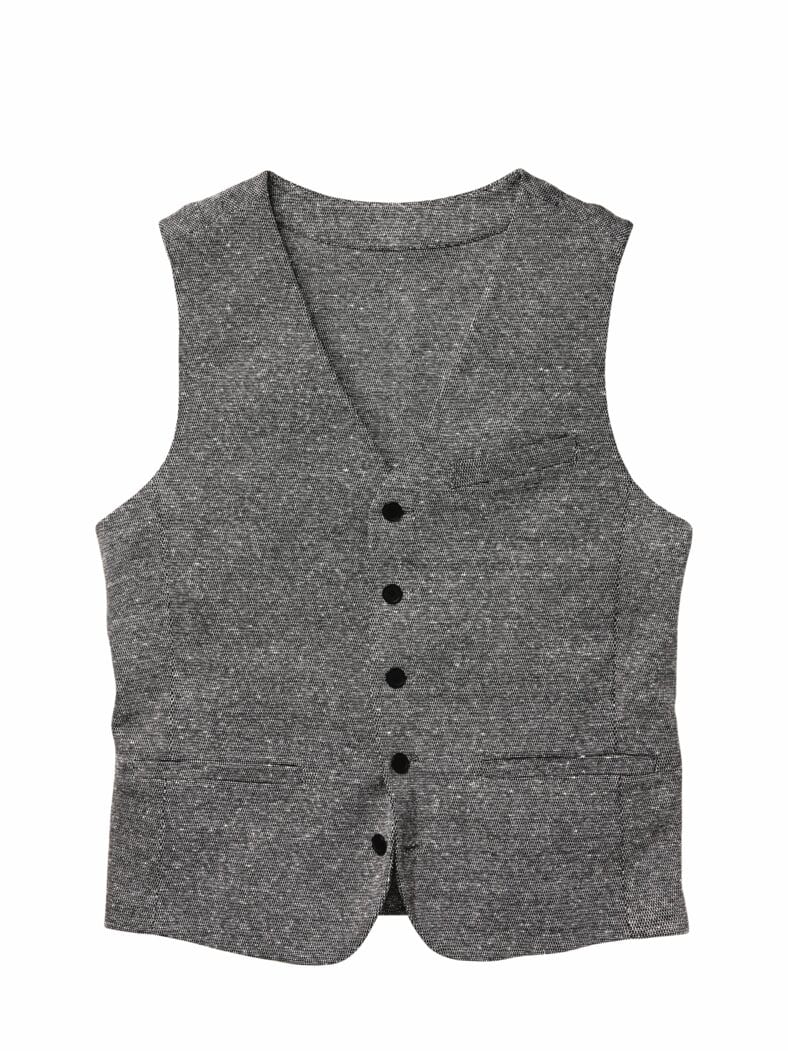 Ernst-Mey-Sommeranzugweste salz/pfeffer