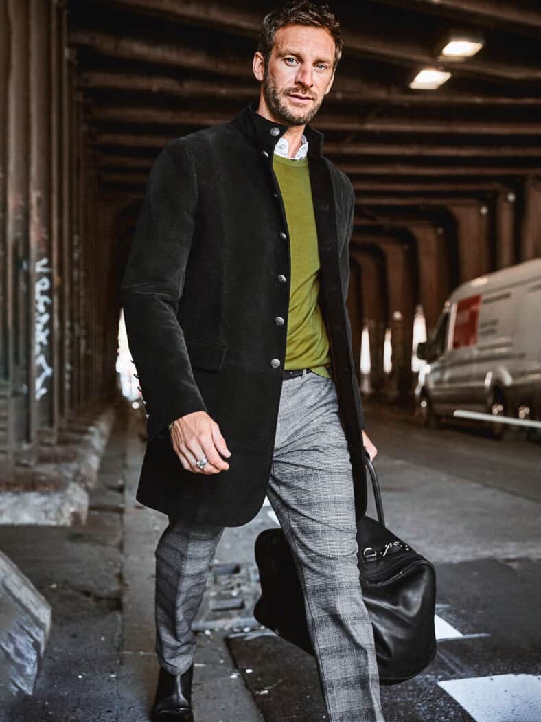 Loch-Ness-Hose Karo felsgrau