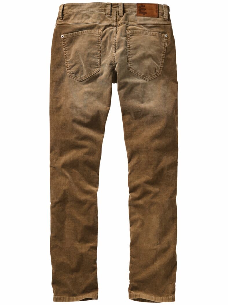 Solidarische Cordjeans gebrannter sand