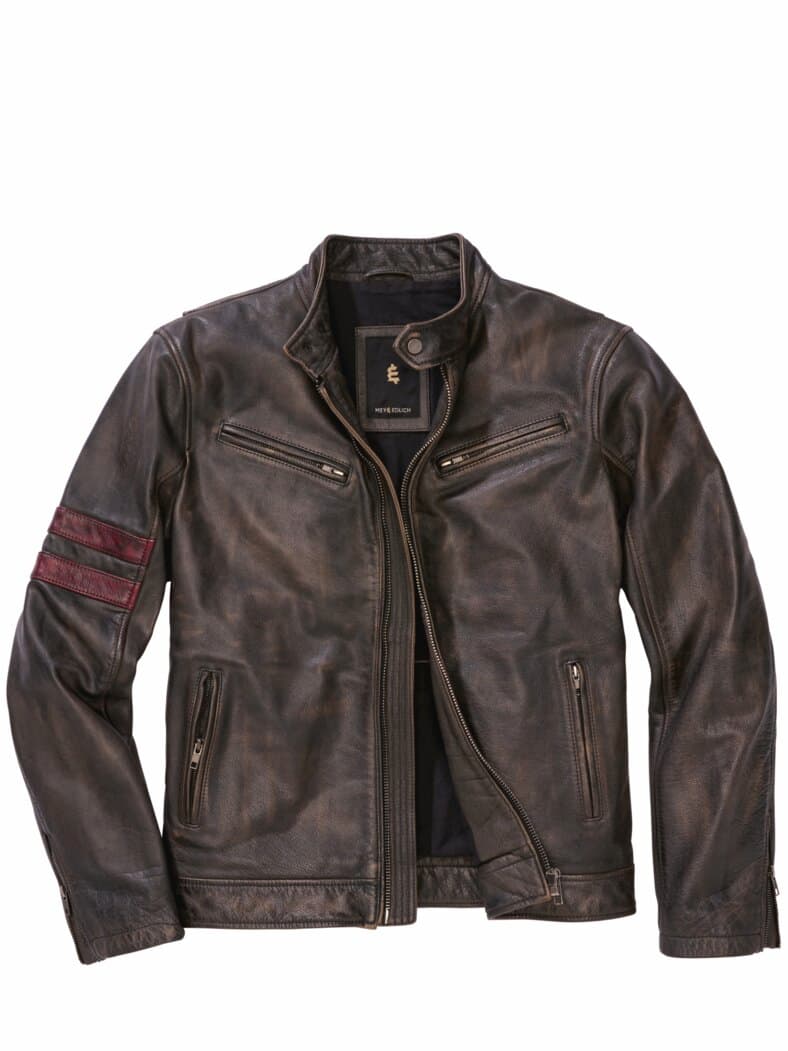 Buffalo-Bikerjacke wood