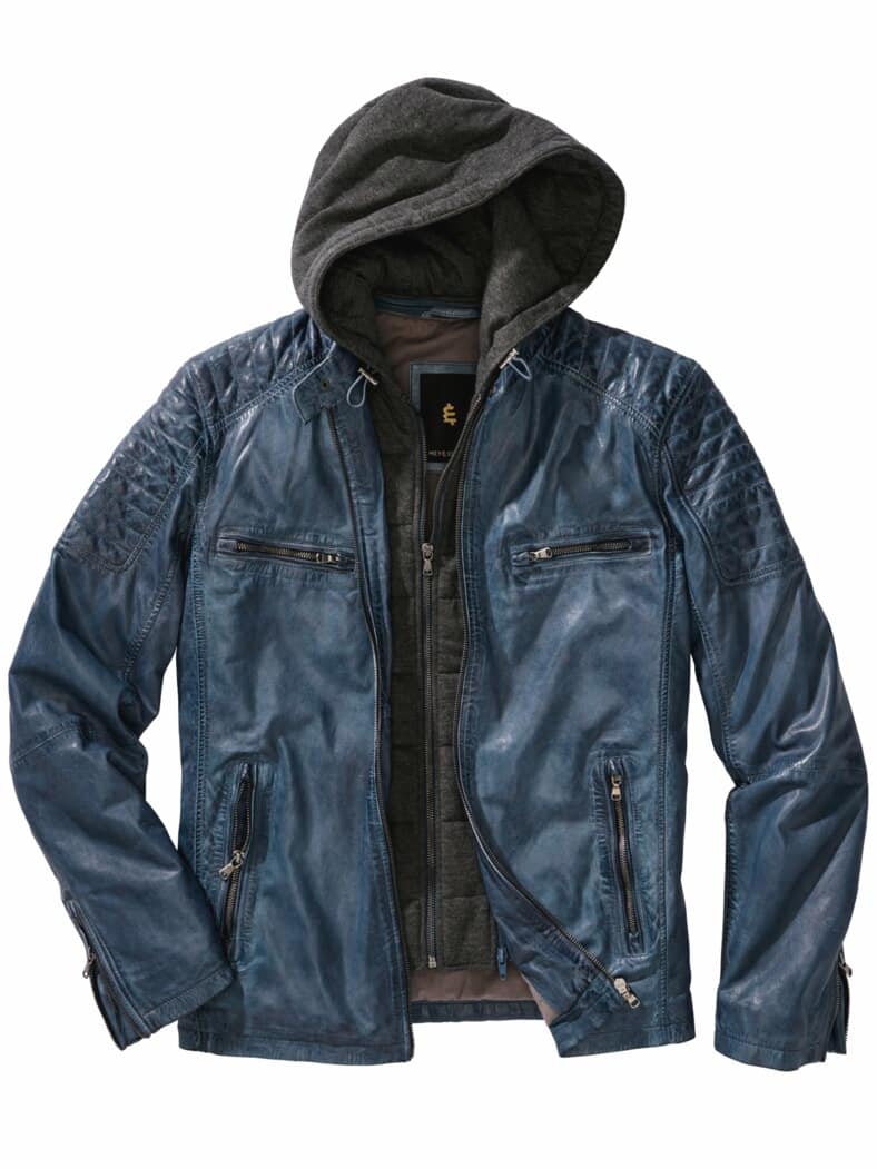 Lederjacke Figo denim