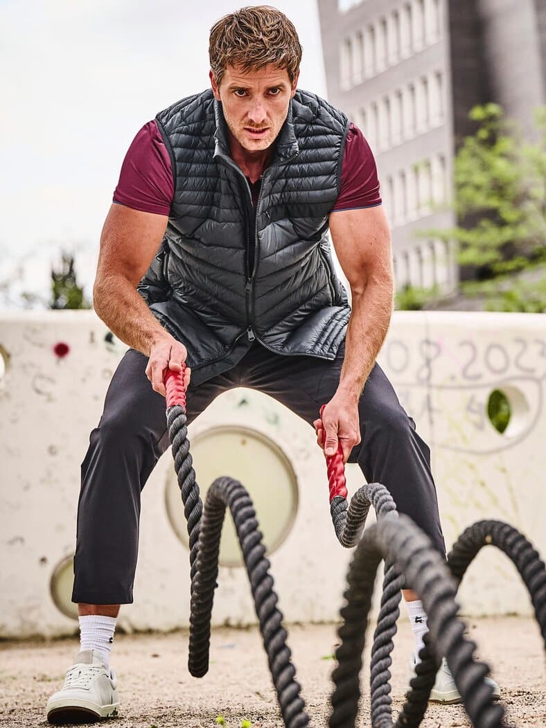 Kreislauf-Steppweste teer