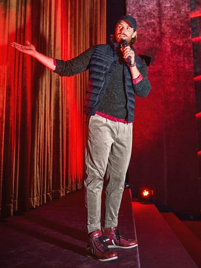 Kreislauf-Steppweste navy