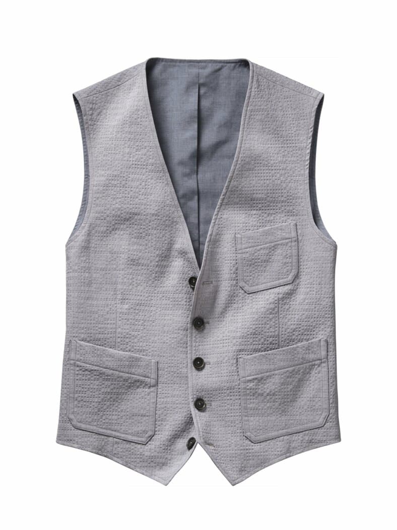 Paulos Weste elefantengrau