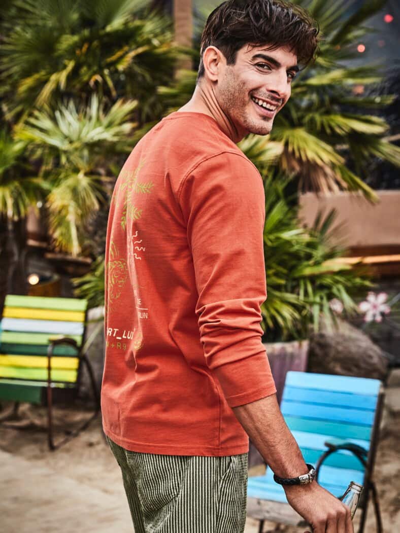 In-Aktion-Hose Streifen khaki