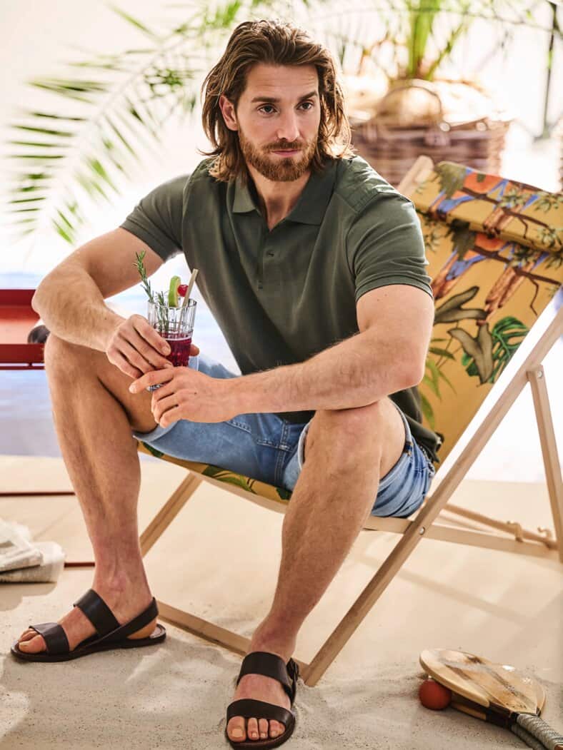 Denim-Joggshorts 2.0 hellblau