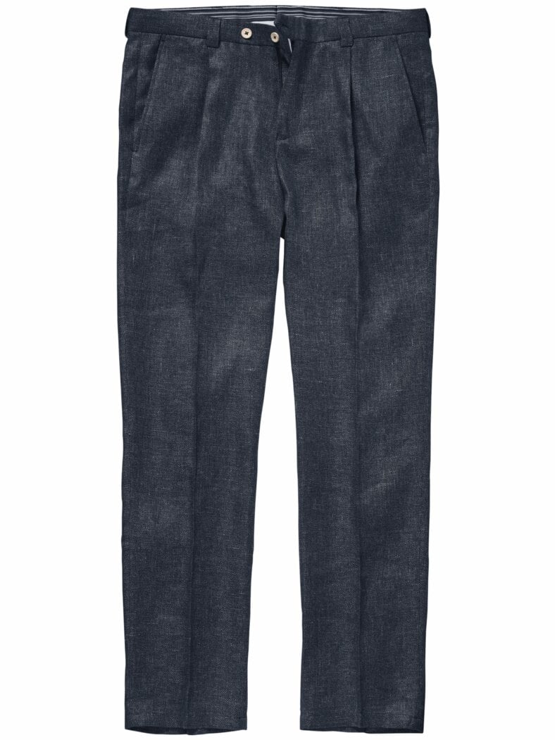 Toskana-Leinenanzughose toskana-blau